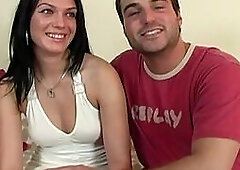 Speculum fishnets babe closeup pussyfingered before gaping