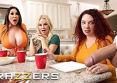 BRAZZERS - Xander Finds His Dong Targeted By 3 Women Kianna Dior, Robbin Banx & SlimThick Vic