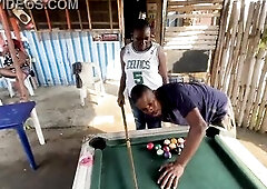 Recent year happiness with my boyfriend's in a snooker board