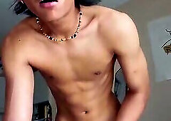 Young asian thai big dick cumming 4