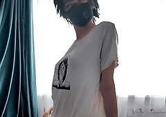 Adorable 18-year-old girl keeps it classy