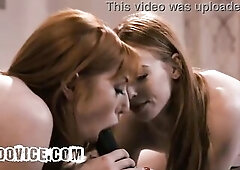 Ebony Chap Screws His Redhead Girlfriend And Her Curvy Stepmom