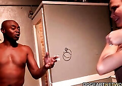 Jasmine Jae, a British bombshell, has always wanted to watch how much more excellent black lovers are. This Day this babe in joined by a entire group 