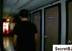 Gay straight amateur gloryhole blowjob