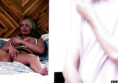 Large breasts mother I'd like to fuck wife masturbating and screwing a large dong