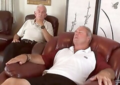 American bear enjoys bisexual blowjob and gay daddy oral play