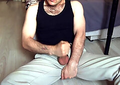 Alone At Home In Cock-squeezing Trousers – Relieved & Real