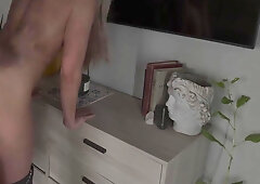 Hot Milf In Pussy & Boots!! Hot Blonde Amateur Fucked In Her Boots