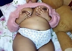 Soft and sensual BBW tease before riding that huge booty with close-up action from Chaoticswitch23