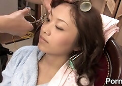 Sucking and milking those big natural boobs with some cum swallowing action