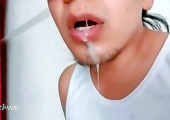 saliva fetish all over my mouth