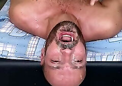 Playing with my snot, my drool, my piss and my cum