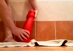 Ginormous buttfuck faux-cock's