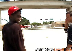 Black homie face fucked