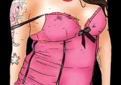 Hooded Dude Deepthroats T-Model Transexual Pink Cigar and gets Creampied