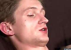 British son rimming with cum in mouth