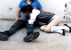 Lascivious college angel is using each opportunity to suck penis and make some stud cum