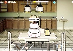 Brutal wedding night with a big ass bride and hardcore penetration