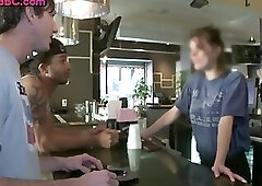 Black bottom fucked at public place in anal hole by BWC