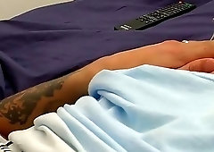 Twink teases before masturbating solo