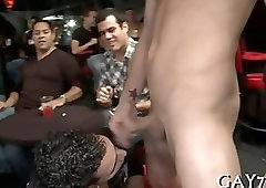 His ass fucked by stripper