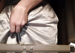 Wanking hard rod to please myself previous to daybed