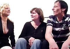 German Aged train real old married Pair how to Bang in three Some