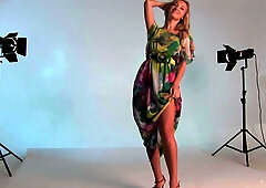 Stunning18:Blonde Teen With Bright Hazel Eyes In The Nude