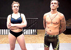 Alisha Rage in a heated real mixed wrestling match: Anger vs. Andreas II