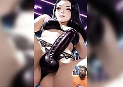 Transgender Harley Cumming, Pretty Oriental Trans, AI Generated, Compilation