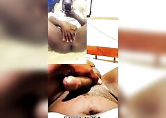 Sexyjayla254 ravishing fleshly masturbation and spunk fountain view from the back and front