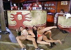 They screw 2 gorgeous whores picked up at the pub