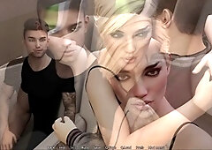 Busty mom ready to have some fun in this visual novel