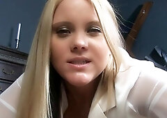 Amateur Blonde Teen Plays Solo with Toy Webcam Porn