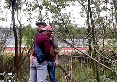 Lucas Garoto and Marlon Cortez - Friends fucking in Public