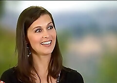 Slutty brunette lady is sucking her husband’s huge cock, while they have a hot shower