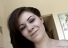 Neighbor gets invited by all naked chick Angel Cakes for random fuck