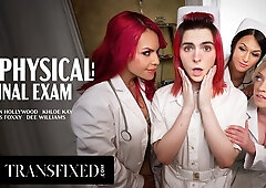 Physical Exam Orgy! With Doctor Dee Williams Khloe Kay, & Jean Hollywood