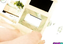 LARGE TITTY WHITE GAL WITH CURVES EM INDICA TAKES CHARGE AND DEMANDS THE SHLONG