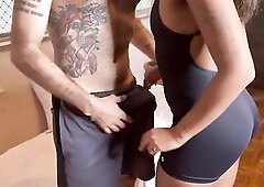 My personal tutor couldn't resist and let me bang her vagina out of a jo-bag.
