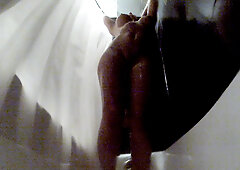 Leya Falcon Takes A Camera With Her Into The Shower