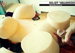 Romping Britney Tantaly girl Halloween Undergarments, Phat sinewy chisel Money-Shot on her taut beaver.