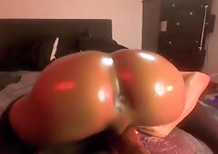 Big Black Cock Rubbing My Hole