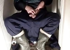 nlboots - balzer boots - dark blue coverall