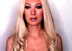 Amateur blond girl with big boobs getting fucked