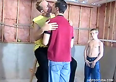 Twink Threesome Suck Fest