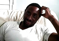 Hunky white guy gets paid by black bros