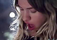 Horny Khloe Kapri and Gia Derza hot pussy licking in kitchen