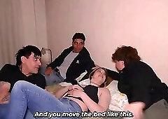 Only One Bed... So Both Dicks Fucked Me Hard