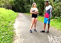 I picked up a naughty milf in the park and she asked me to fuck her hot ass (FULL VIDEO ON RED)
